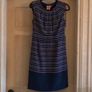 Tory Burch navy silk dress